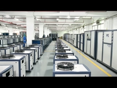 大型冷却機生産作業場展示